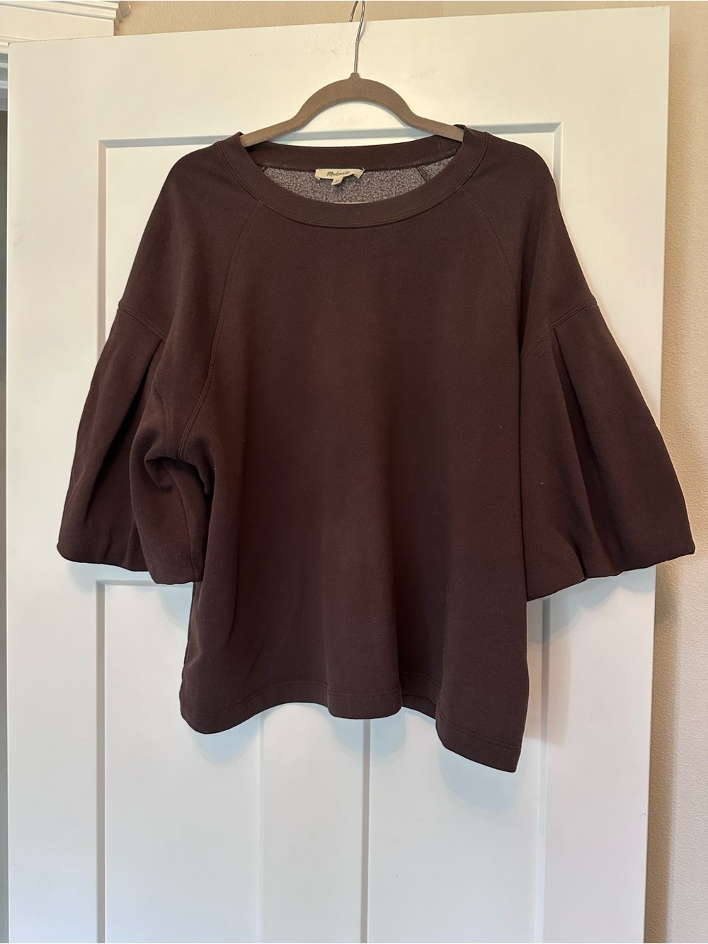 Madewell XL chocolate brown sweatshirt